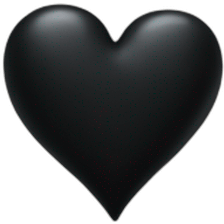 Black heart emoji