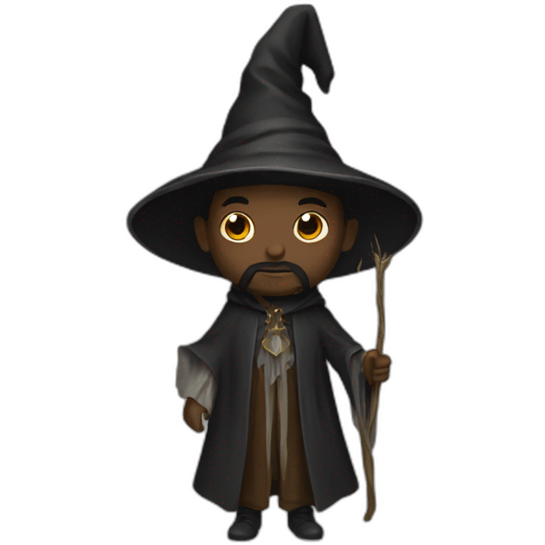 black wizard emoji