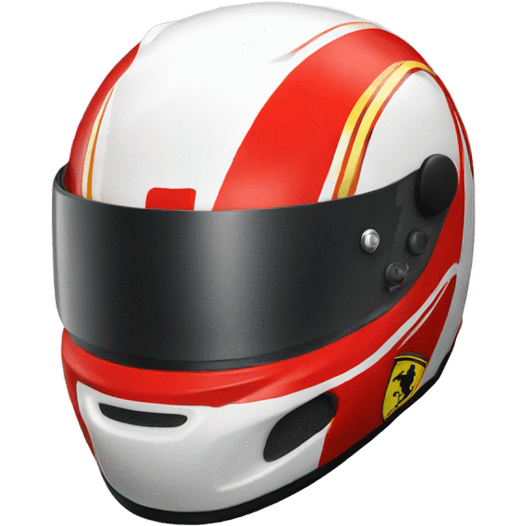 Ferrari F1 helmet  emoji