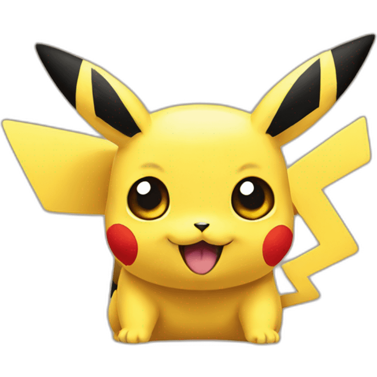 Pikachu sur chat emoji