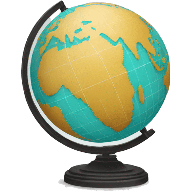 globe with meridians, website, web emoji