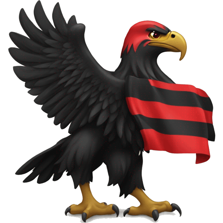 Kosovo but with an Albanian eagle emoji