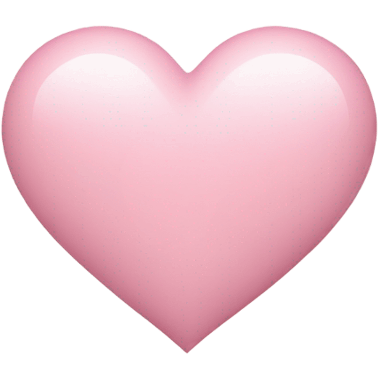 Heart in baby pink emoji