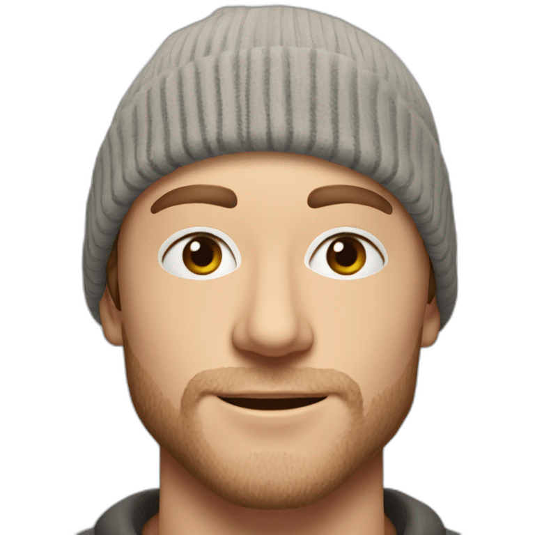 Kerem bursin with a beanie emoji