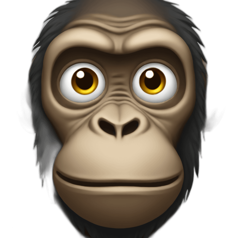 concerned-ape emoji