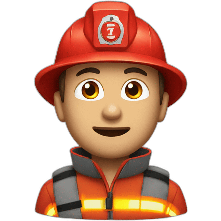 Fire man emoji