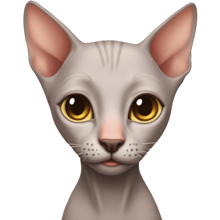 Hairless cat emoji