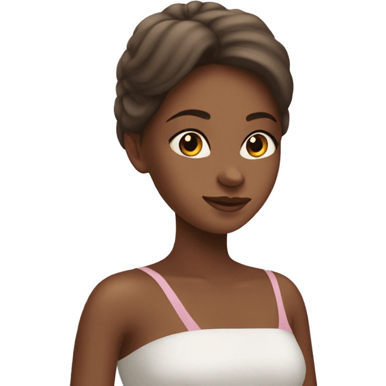 a girl at the spa emoji