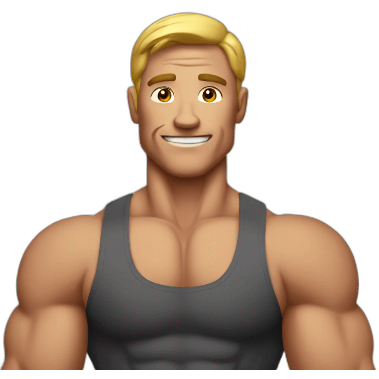 muscle man emoji