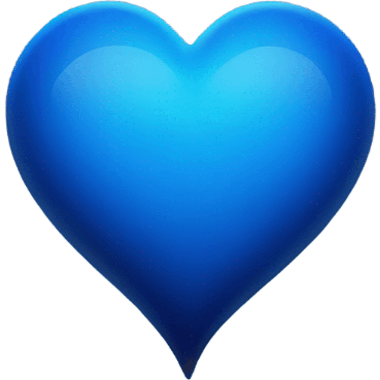 Blue night heart  emoji