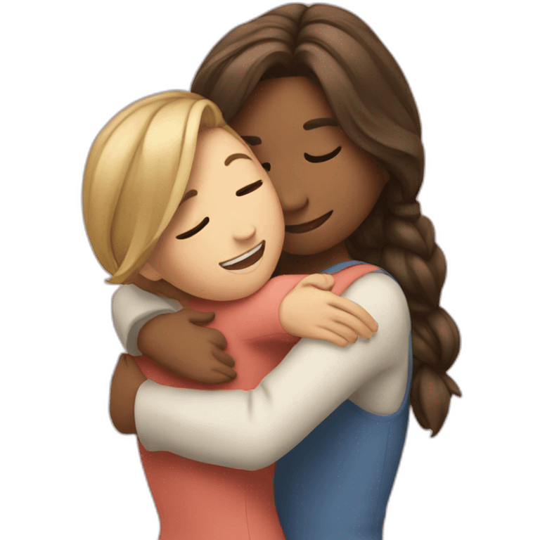 hug-two-girls emoji