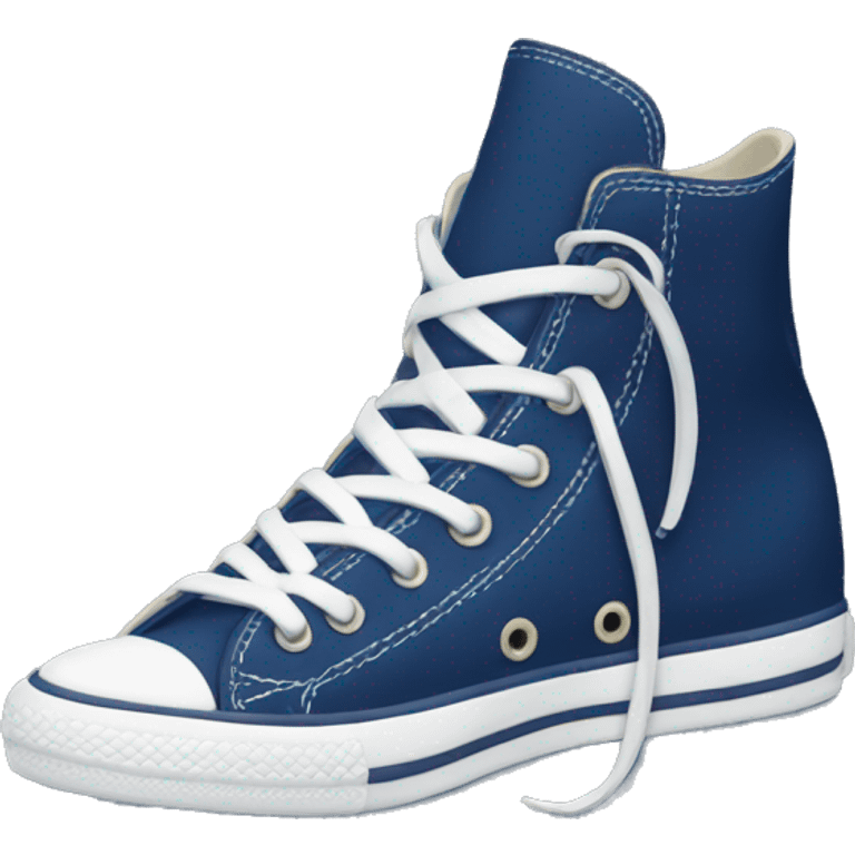 Navy blue converse emoji