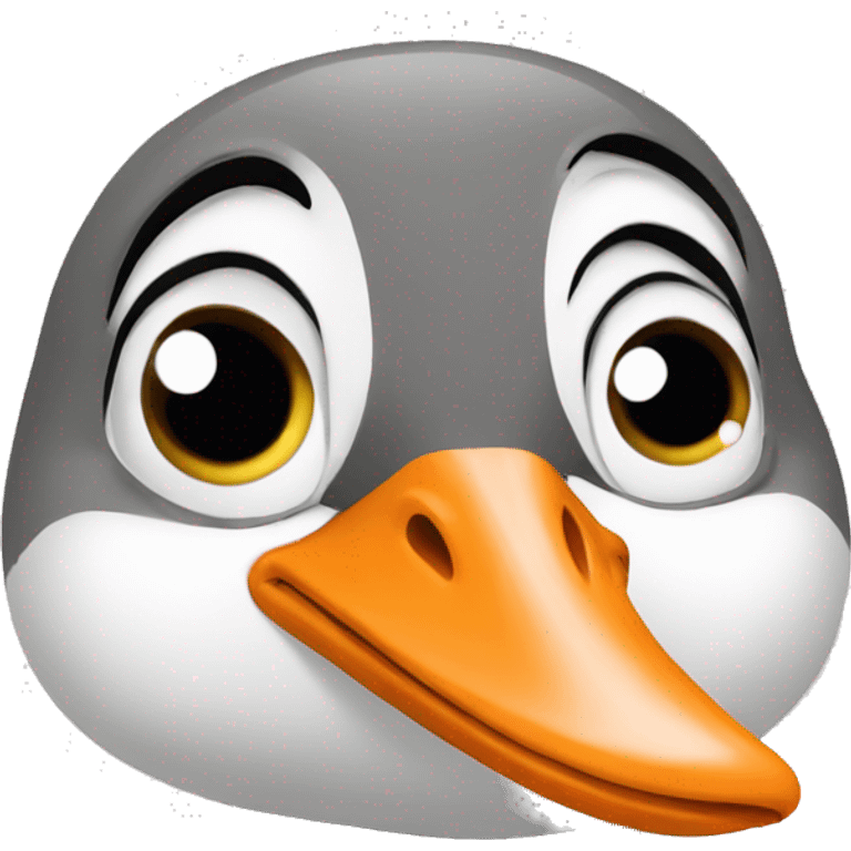 cartoon goose in gkase emoji