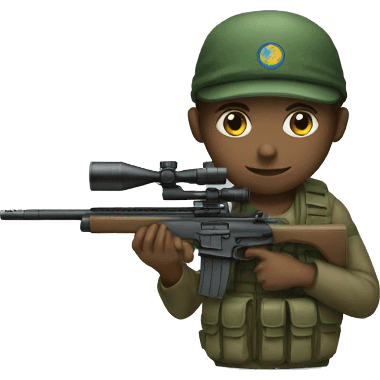 un sniper emoji