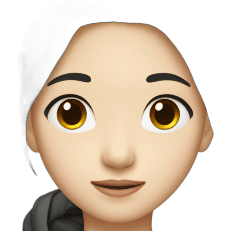 Beautiful Chinese teenager emoji