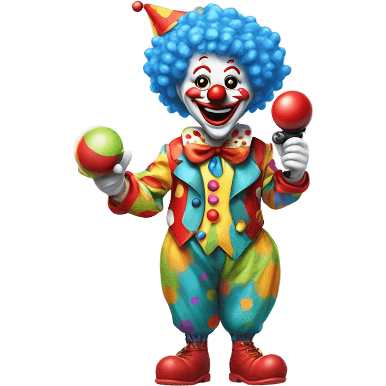 clown with joystick emoji