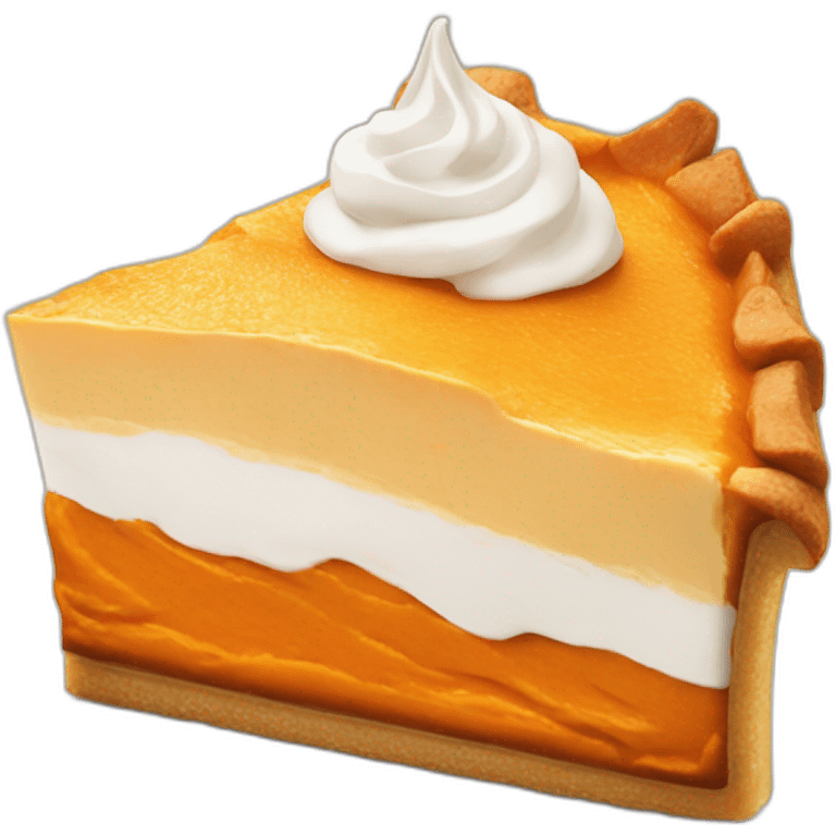 sweet-potato-pie, -whipped-cream emoji