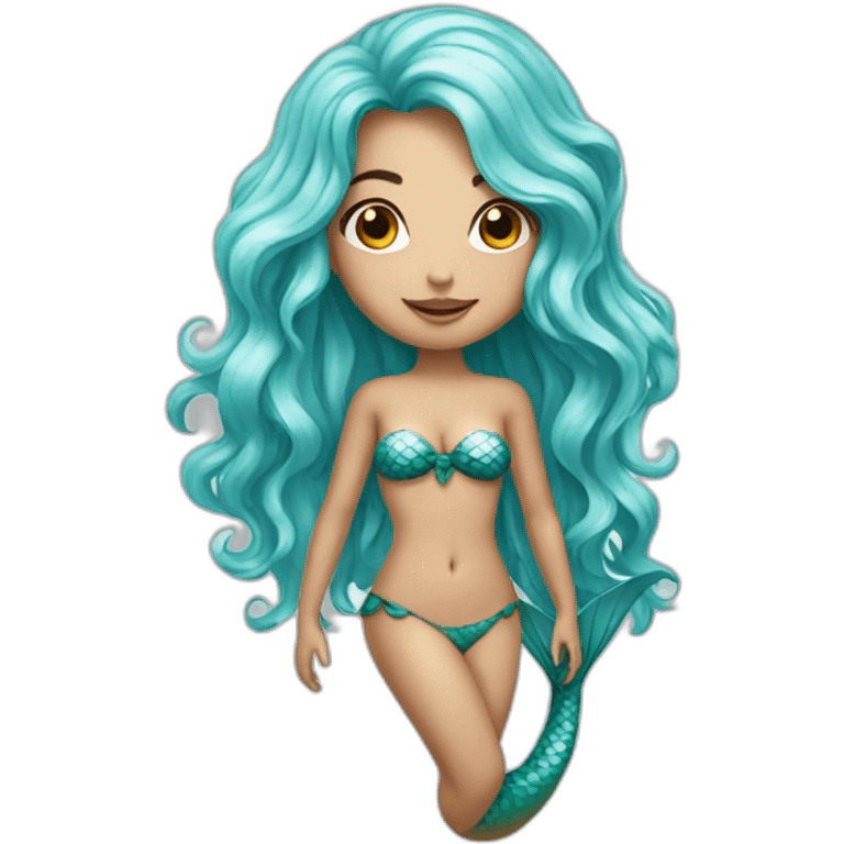 mermaid-girl-lingere emoji