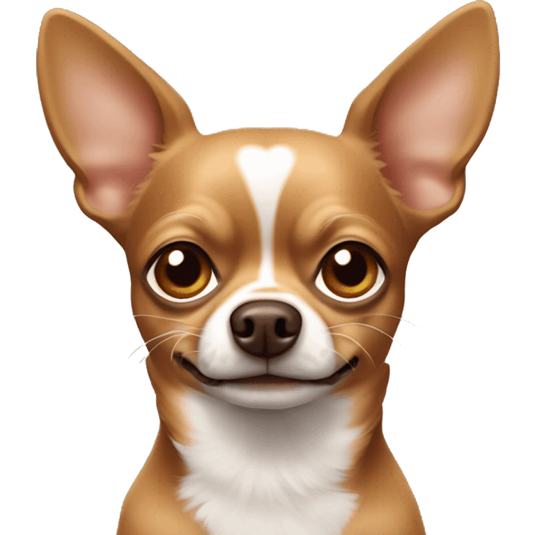 Old brown Chihuahua emoji