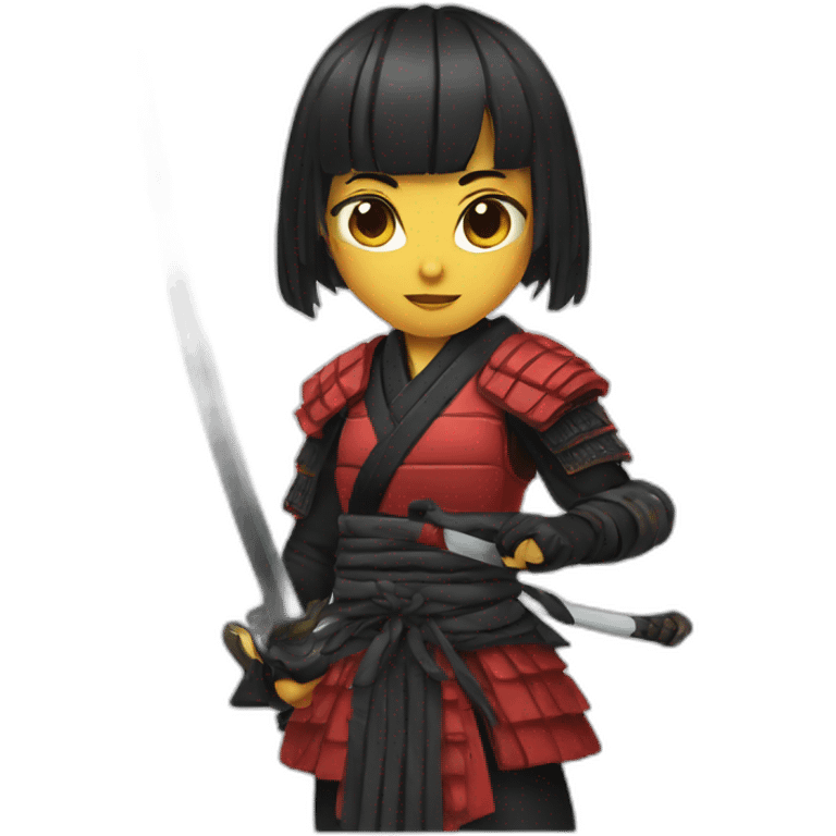 samourai girl emoji