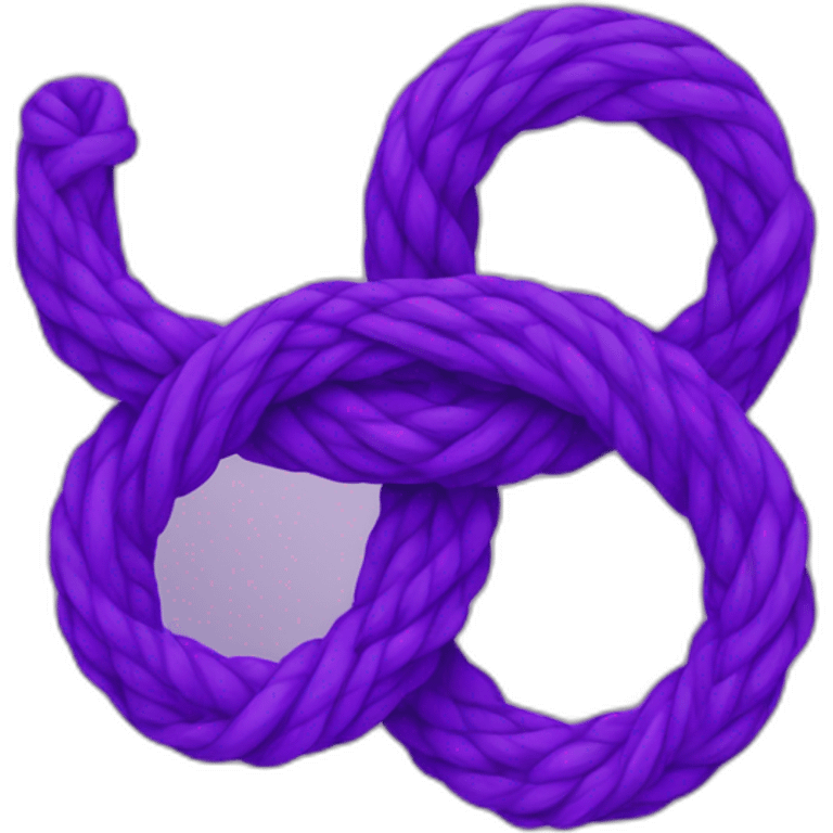 purple knot emoji