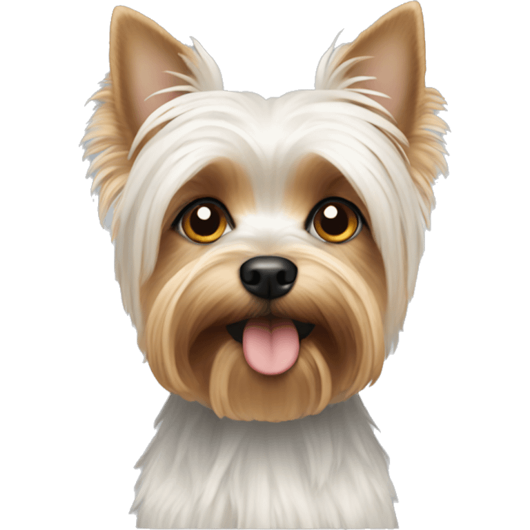 white yorkie  emoji