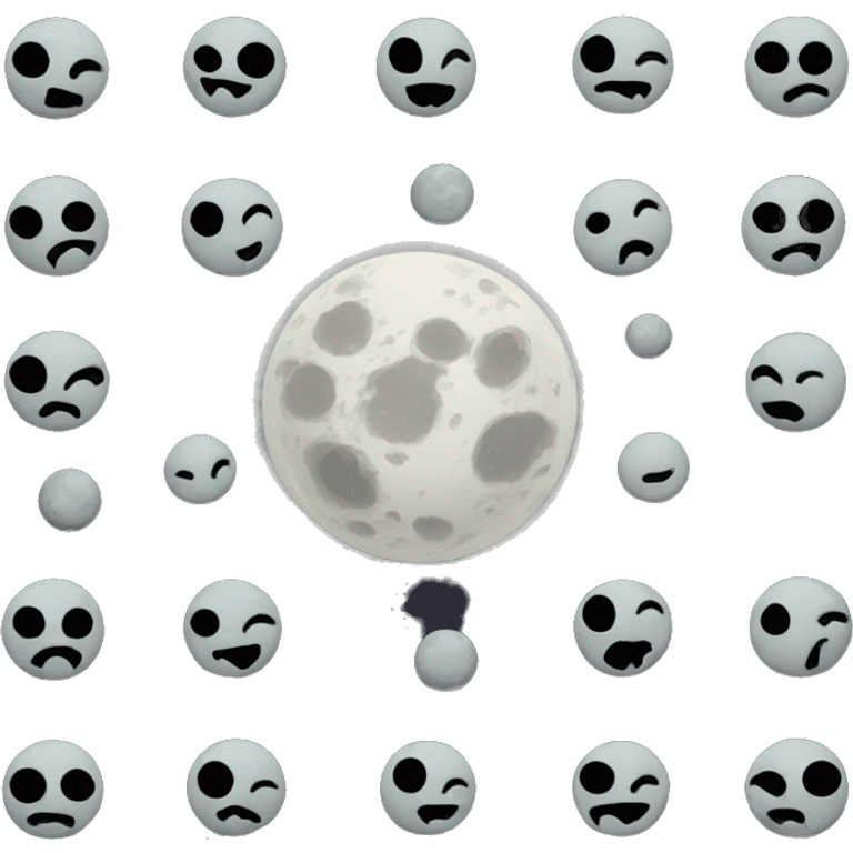 Goth Moon emoji