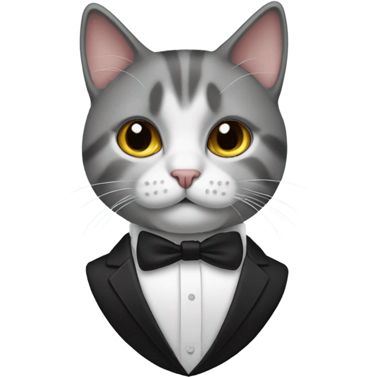 Cat in tuxedo emoji