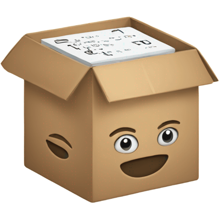 box with calculations emoji