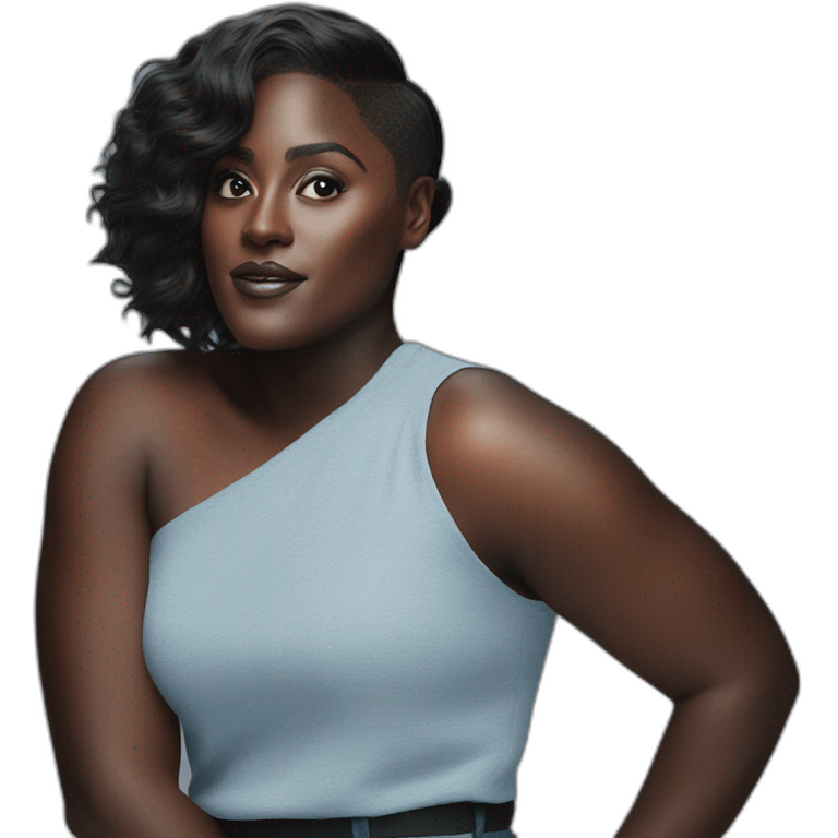 danielle brooks short hair emoji