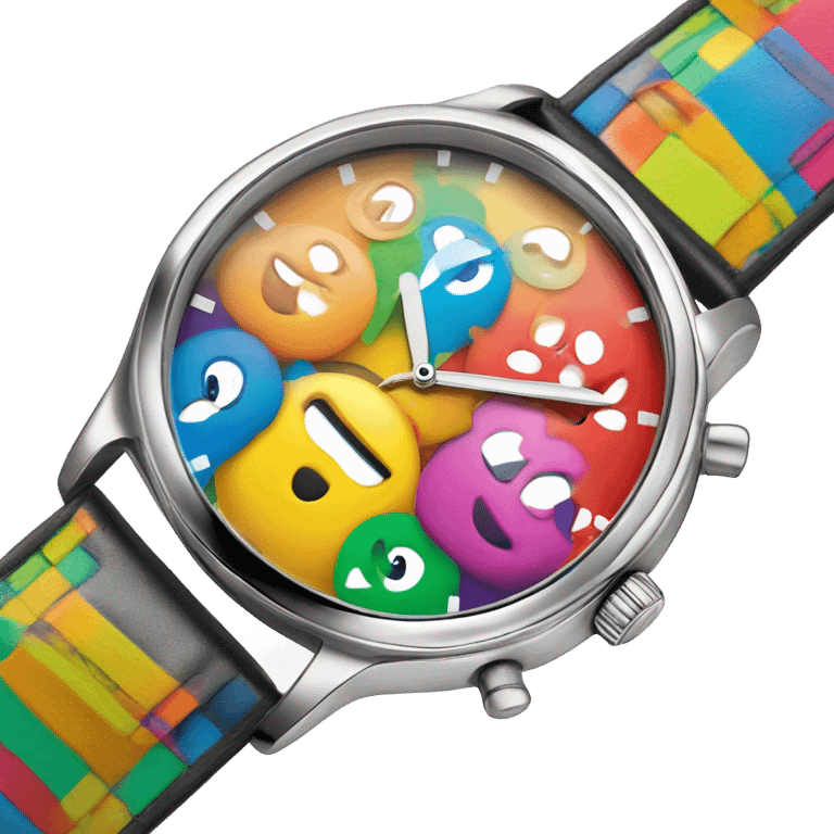 happy watch emoji