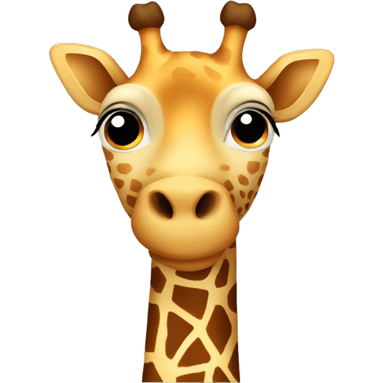 fat giraffe  emoji