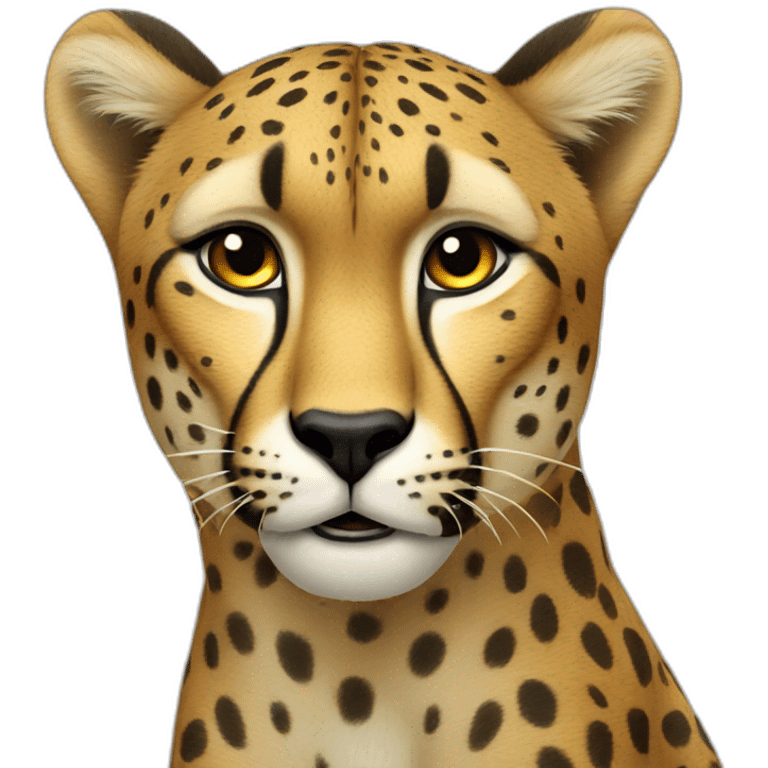 desperate cheetah emoji