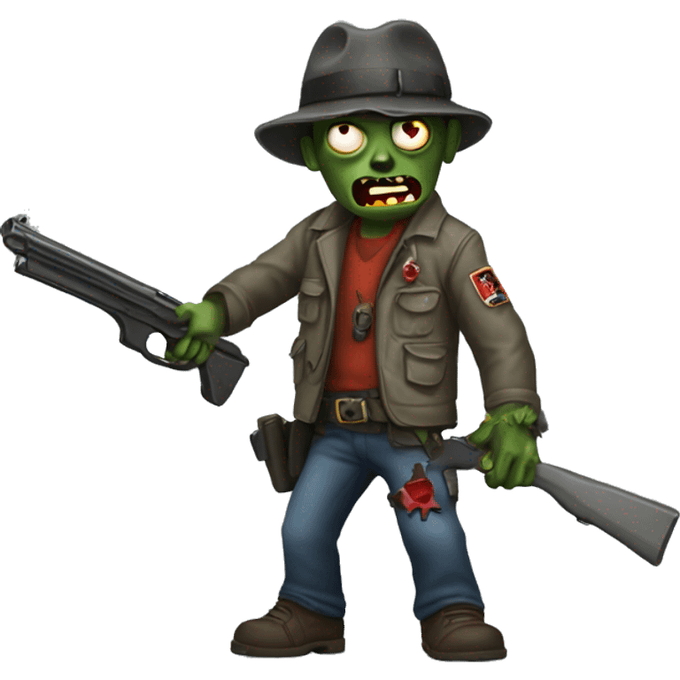 zombie hunter
 emoji