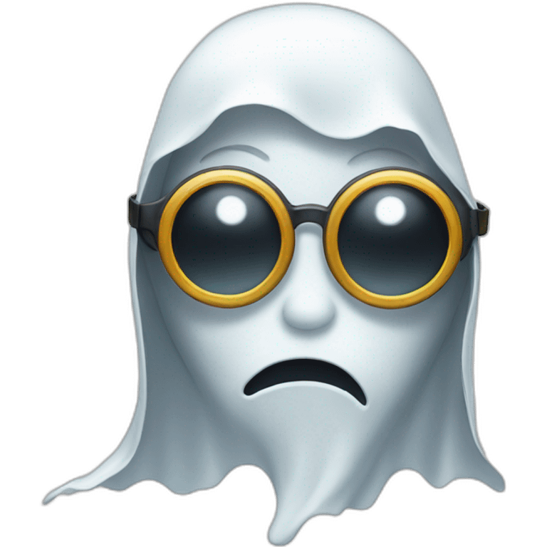 Ghost with googles  emoji