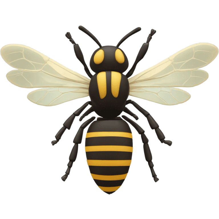 Skeleton bee  emoji