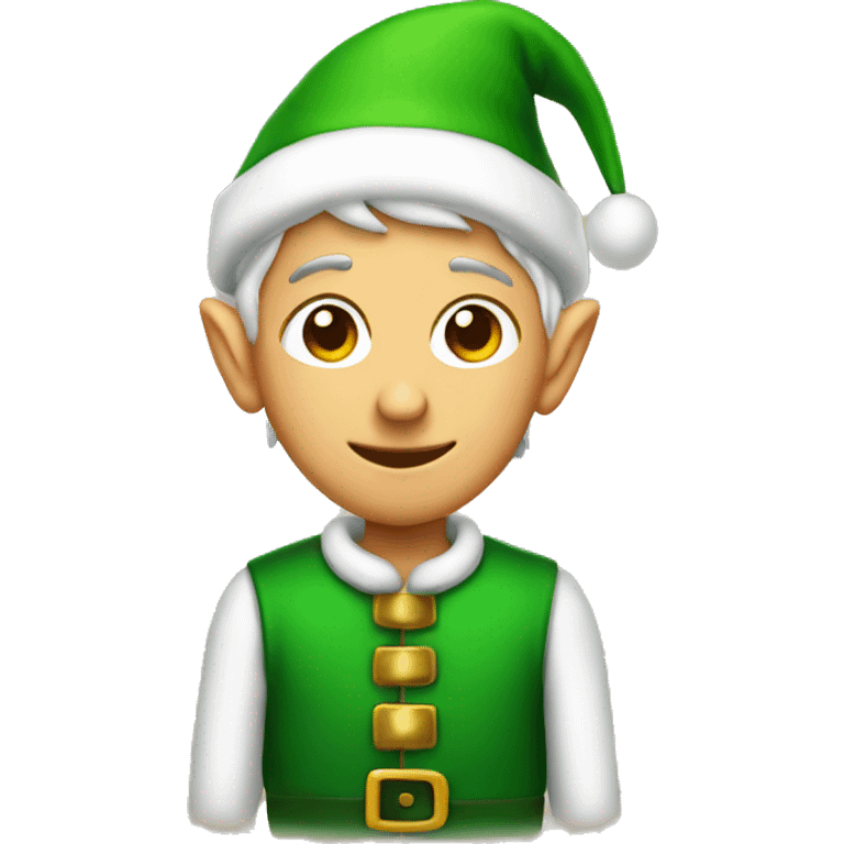 Christmas elf emoji