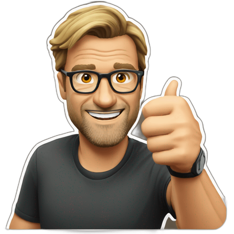 jurgen klopp thumb up emoji