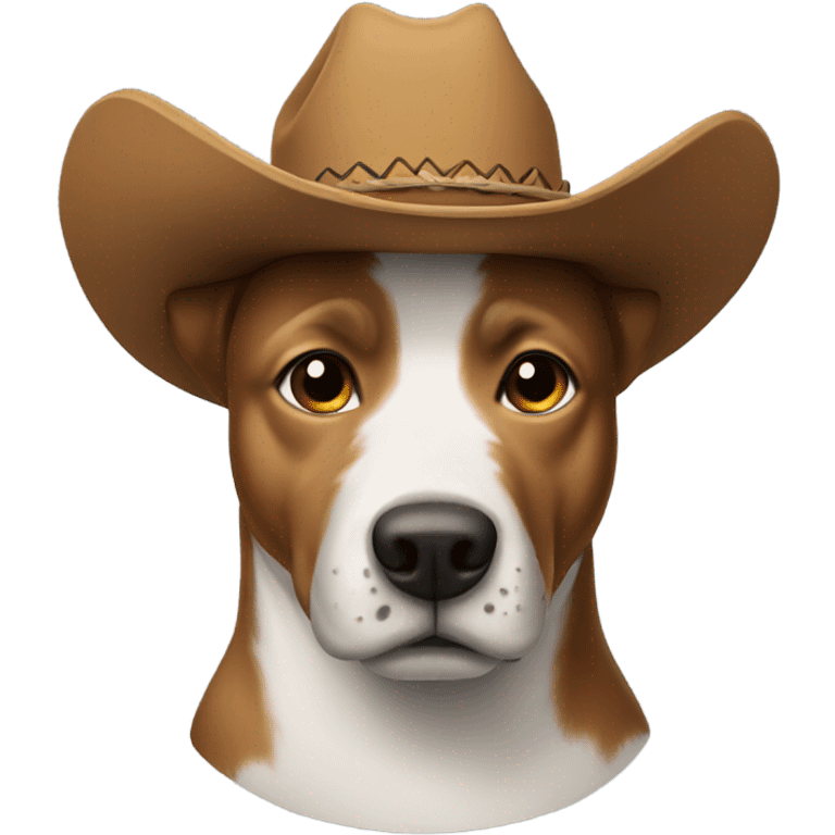 Dog with a cowboy hat  emoji