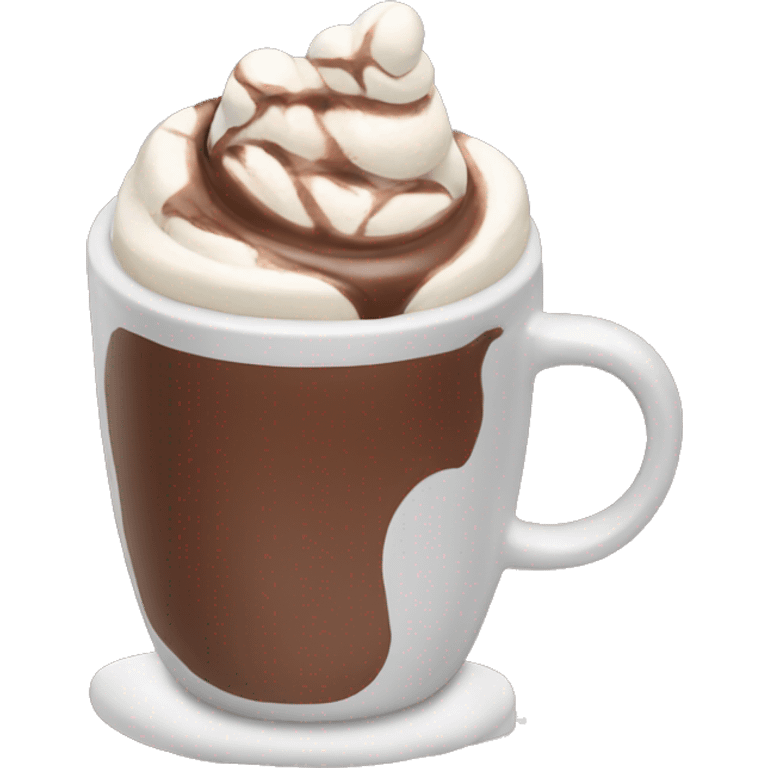 Aesthetic hot chocolate emoji