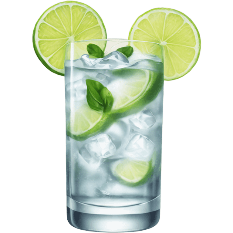 Gin and tonic emoji