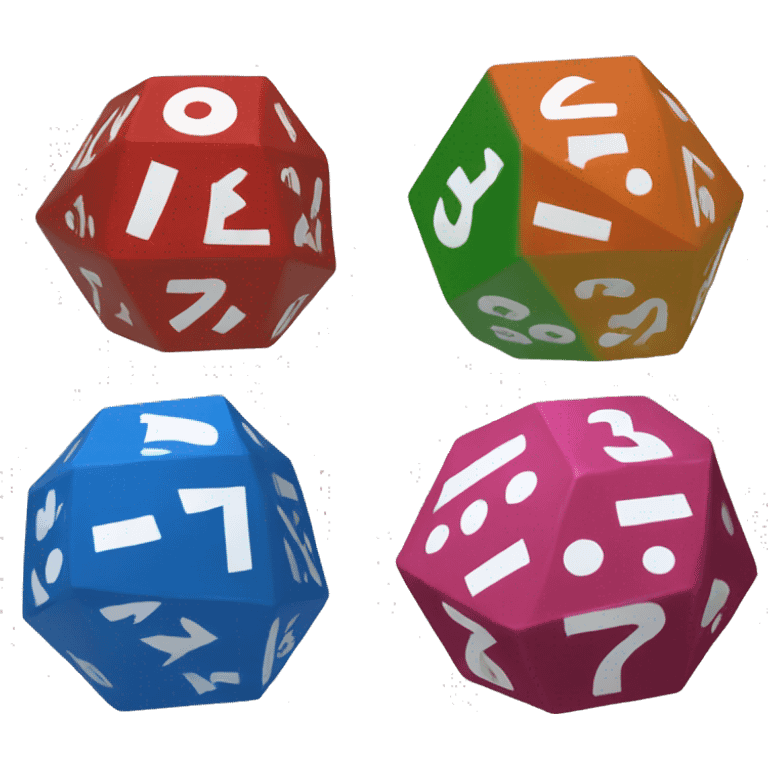 12-sided die emoji