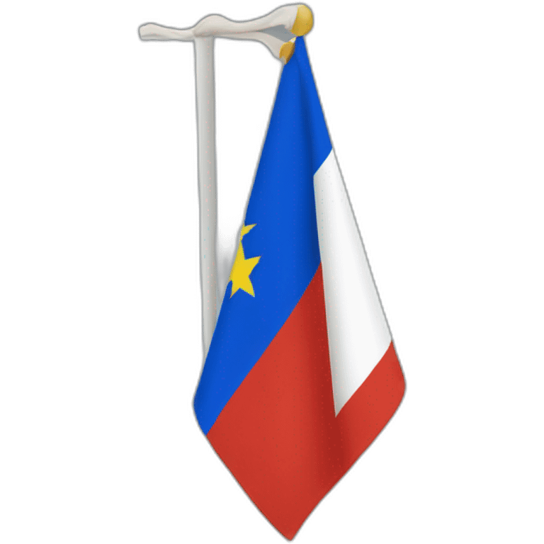 Drapeau hétéro emoji