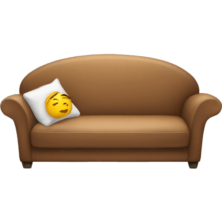 Sleeping in couch emoji