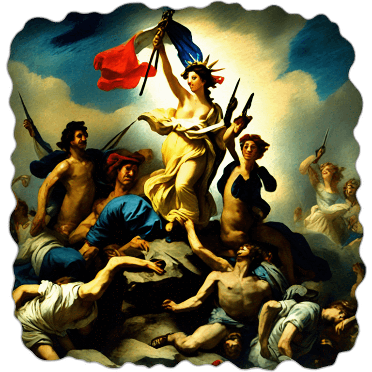 Liberty Leading the People by Delacroix emoji