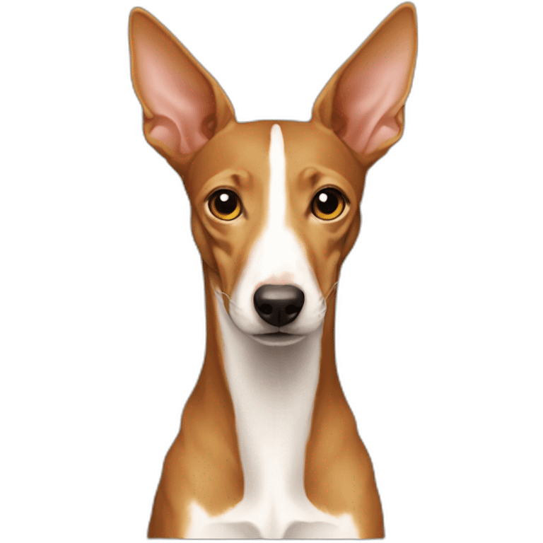 podenco con niña emoji