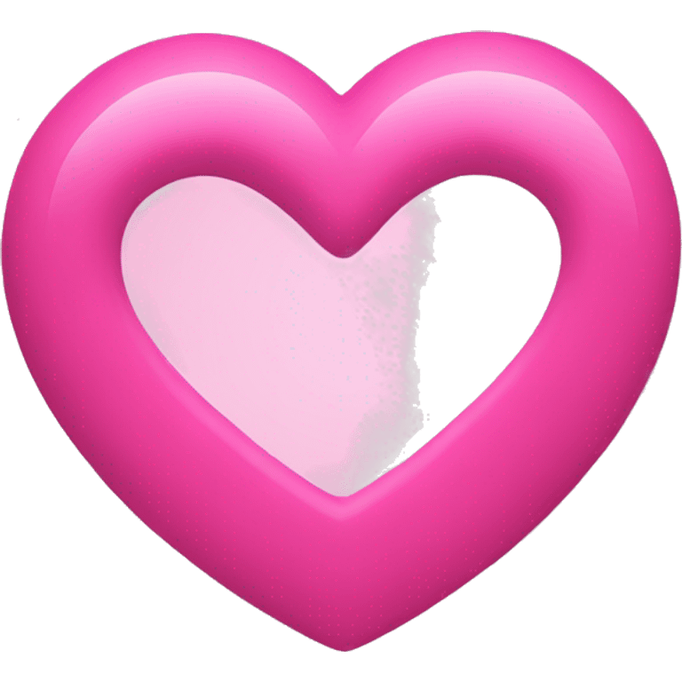 pink heart outline emoji