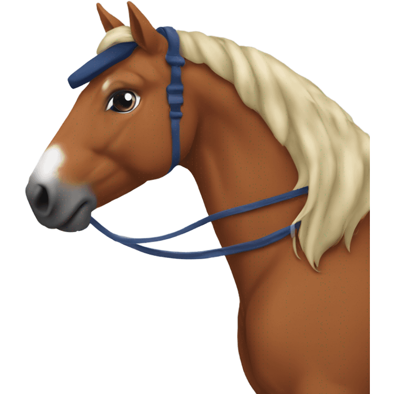 Broncos fan as a horse emoji