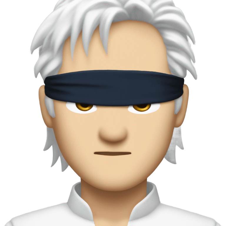 Gojo satoru blindfolded emoji