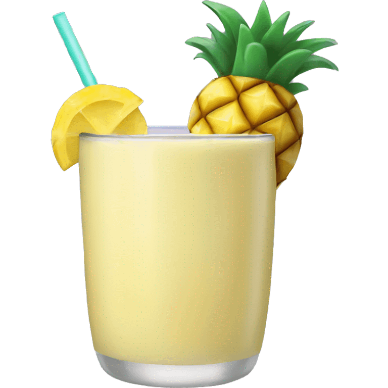 pineapple smoothie emoji